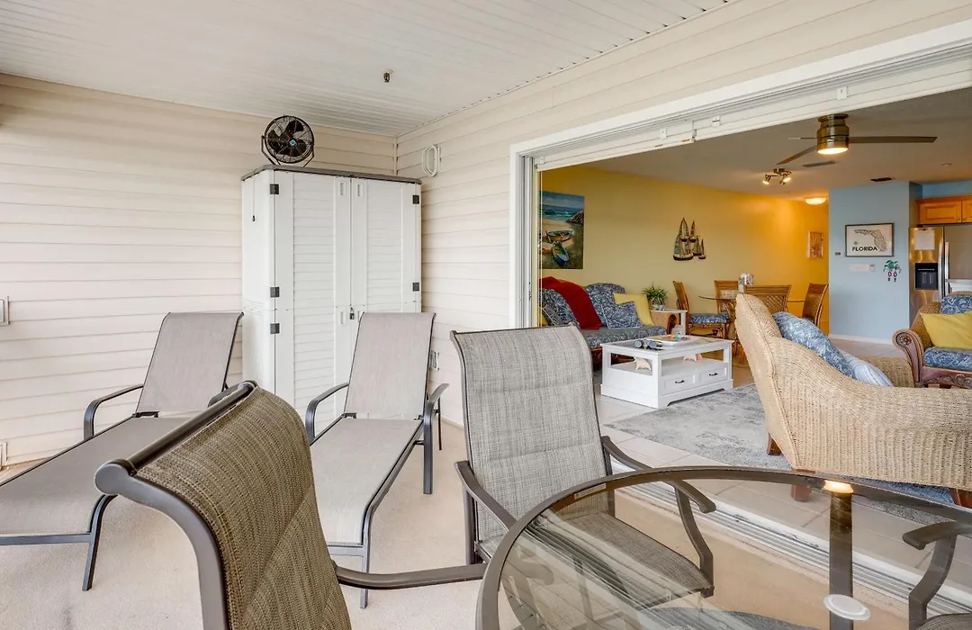 Large Balcony & Water Views: Indian Shores Condo!-1